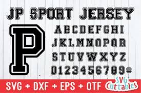 Download Jp Sport Jersey Athletic Font Collegiate Font 374078 Cut Files Design Bundles