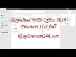 Download And Install Wps Office 2019 Premium Phần Mềm Microsoft Văn Phong