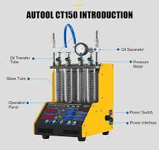 Autool Ct150 Auto Fuel Injector Cleaner And Tester Machine Kits Ultrasonic Cleaning Injector Tester Car Fuel Tester Cleaners