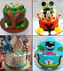 Sheet cakes, round cakes, and carved birthday cakes are all available. 39 Awesome Ideas For Your Baby S 1st Birthday Cakes