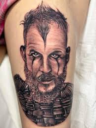 What year? Not too many tattoos at that time.