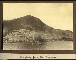 Hong Kong shown in incredible black and ...