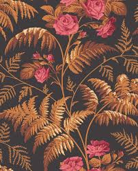 Rose By Cole Son Cerise Burnt Orange Wallpaper Wallpaper Direct Orange Wallpaper Cole And Son Wallpaper Rose Wallpaper