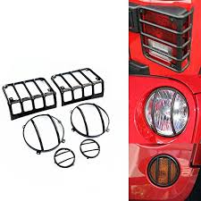 Light Guard Cover For Jeep Tail Light Guards And 7 Inch Headlight Guards And Turn Lights Covers For Jeep Wrangler Unlimited Jk Light Guard Headlight Guardsjeep Tail Light Covers Aliexpress