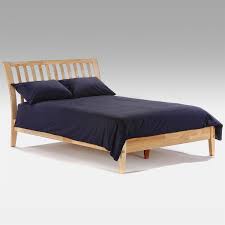 Find a platform bed to give your space a chic new look. Twin Xl Wood Platform Bed Frame With Headboard In Natural Finish Fastfurnishings Com