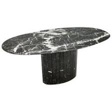 Marble tables make a stunning statement in your modern living room. Black Marble Oval Table 21 For Sale On 1stdibs