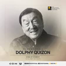 REMEMBERING THE KING OF COMEDY-- DOLPHY DEATH ANNIVERSARY From the stage to  the screen, a perennial gut-buster in his time. Today we honor the king of  comedy, Rodolfo "Dolphy" Quizon, who brought