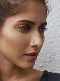 Buy Gold Plated Silver Nose Ring Online At Theloom Nose Ring Jewelry Nose Jewelry Sterling Silver Nose Rings