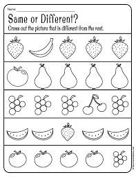 Same And Different Worksheets For Preschool Free Download Free Preschool Printables Printable Preschool Worksheets Preschool Worksheets