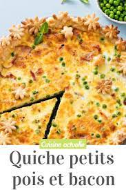 Un Recette Parfaite Pour Le Printemps Quiche Fleurie Aux Petits Pois Et Bacon Fraiche Gourmande Et Simple A Faire Rendez Vous Recette Petit Pois Quiche