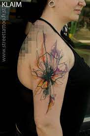 Street Tattoo Street Tattoo Added 73 New Photos To The Abstract Flower Tattoos Abstract Tattoo Street Tattoo