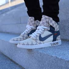 Louis Vuitton X Off White X Air Jordan 1 Customs Mens Off White X Air Jordan 1 Off Luis Custom By Ceezemc Hypebeast Offwhitenike Airjordan Airjordan1 Mens Nike Shoes Nike Air Shoes Louis Vuitton Sneakers