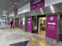 Klia trains link the main terminal with the kl sentral transportation hub in kuala lumpur. Klia Erl Station The Erl Station For Klia Ekspres And Klia Transit At The Klia Klia2 Info