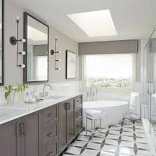 Bathroom corners are often ignored because they present some really hard angles to deal with. Skylight Over Corner Tub Design Ideas