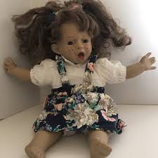Curly hair doll are good choices when it comes to decorating the rooms of your young chaps. Expressions Vintage Pouting Doll 10 Girl Doll Curly Hair Doll Chickenmash Farm