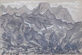 Bild Schwarz Bleistift Gemalt Fliegen Uber Die Berge Lizenzfreie Fotos Bilder Und Stock Fotografie Image 60095006