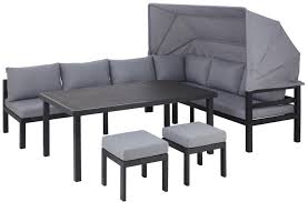 Loungegarnitur In Grau Aluminium Gestell Finden In 2020 Lounge Garnitur Lounge Mobel Lounge