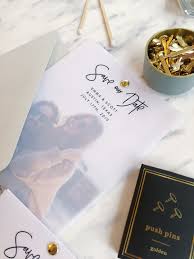 Wedding invitation save the date. Diy Vellum Save The Dates Blanche Paperie