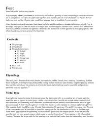 Maybe you would like to learn more about one of these? Contents Etymology Metal Type Dan Nelson