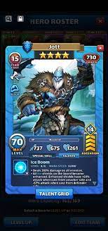 All ice shields on the board become enhanced. Jott New Season 3 Hero 4 Ice Blue Thoughts Discussion Summon Results With Feedback Gameplay Help Tactics Empires Puzzles Community Forum