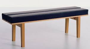 Versatile style for many rooms. Contemporary Upholstered Bench Kamon Karl Andersson Fabric Leather Oak