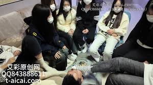 Give in to your desires for Korean femdom with foot play and student control