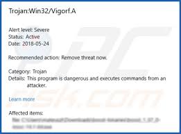How did trojan.win32.generic infiltrate my computer? How To Remove Vigorf Trojan Virus Removal Instructions Updated