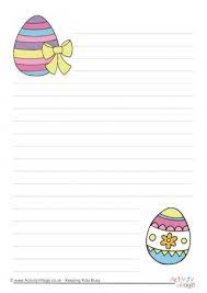 Get your kids writing this easter, with these 15 easter writing prompts. Easter Writing Paper