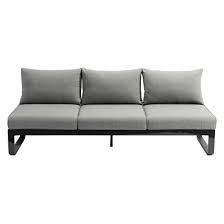Aluminium lounge sets für ihren garten gartenmöbelpezialist riesenauswahl beratung.zudem ist das leichtmetall aluminium nicht sehr schwergewichtig, so dass es einfach ist, einzelne. Zebra Fly Lounge 3 Sitzersofa Aluminium Olefin Graphit Mixed Grey Garten Und Freizeit