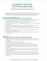 The resume sample below can be used as a basis for writing a resume for the position of an accounts receivable clerk. Accounts Receivable Manager Resume Samples Qwikresume