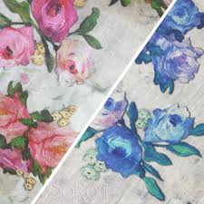 Scopri ricette, idee per la casa, consigli di stile e altre idee da provare. Stoffe Tessuto Effetto Seta Fantasia Righe Fiori Tendaggi Arredamento Tappezzeria Lusso Bastel Kunstlerbedarf Pogio Be