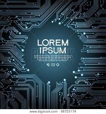 Abstract Vector Background With High Tech Circuit Board File Is Saved In 10 Eps Version This Illustration Contains A Transparency Egitim
