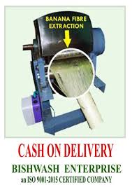 Peeled brown and green part (outer bark) is thrown away as waste. Mild Steel Banana Fibre Extraction Machine Capacity 15 20 Kg Per Day Rs 85000 Unit Id 15948387588