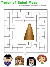 Close This Template Window When Done Printing Tower Of Babel Bible Crafts Sunday School Crafts