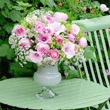 Claus Dalby On Instagram From The Garden Rose Geoff Hamilton Lavatera Pink Beauty Ammi Majus And Alchemilla M Floral Wreath Flowers Alchemilla Mollis