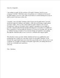 We use cookies to make sure you can fully enjoy our website. Job Application Letter Hospital Volunteer Templates At Allbusinesstemplates Com