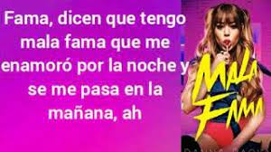 Fama mala fama dime tu porque sera. Mala Fama Danna Paola Letra Youtube