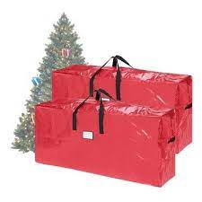Elf Stor Extra Large 2pk Christmas Tree Bag For Up To 9 Ft Tree Red Christmas Tree Bag Tree Bag Tree Storage Bag