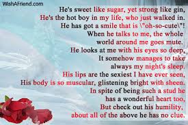 Poems For Boyfriend