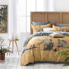 Earn rewards & discounts · shop 1,000+ new arrivals Painted Chinoiserie Garden Print Bedding 400tc Cotton Sateen Duvet Cover Set Beautiful Antique Asian Drawing Eikei