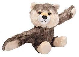 Wild Republic Huggers Wolf Plush Toy Slap Bracelet Stuffed Animal Kids Toys Wolf Stuffed Animal Wolf Plush Plush Animals