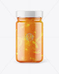 Download Clear Glass Jar With Orange Jam Mockup In Jar Mockups On Yellow Images Object Mockups Yellowimages Mockups