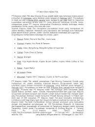 Qualifications for the job vary depending on the size of the city and its need, but some ambitious. Company Profile Pt Mayora Indah