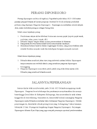 Perang diponegoro atau perang jawa adalah pemberontakan yang dilancarkan oleh masyarakat jawa di bawah pimpinan pangeran diponegoro. Mind Map Sejarah