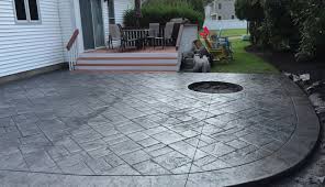 See the most popular stamping patterns for concrete patios and driveways updated some of the most popular concrete patterns are cobblestone and ashlar slate. Notched Old English Ashlar Slate Palermo Concrete Inc