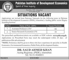 Pakistan Institute Of Development Economics Jobs Economics Latest Jobs In Pakistan Jobs In Pakistan