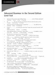 Advanced grammar in use contains 120 units of grammar explanation and practice exercises. Advanced Grammar In Use Second Edition Level Test Advanced Grammar In Use Second Edition Level Test Pdf Pdf4pro