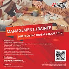 Moodal 10rb, hasil 6jt/bln, bagaimana caranya, baca selengkapnya klik disini: Lowongan Kerja Program Management Trainee Trusmi Group