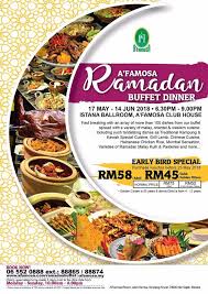 Lokasi buffet ramadhan aku kali ni terletak di tengah bandaraya shah alam iaitu grand blue wave potongan harga istimewa bagi tempahan awal dan pembayaran sebelum 1 ramadan (6 mei 2019). Ramadhan Indah Ramadan Buffet Dinner