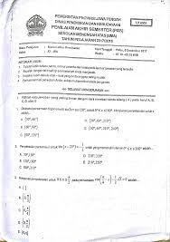 Kunci jawaban uji kompetensi 1 matematika … soal matematika smp kelas 9 semester 1 & 2 dan pembahasannya …. Bimbel Ife Ife Little Newton Soal Dan Pembahasan Pas Matematika Peminatan Kelas Xi Semester 1